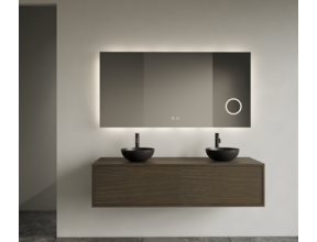 Gliss Joa Badkamermeubel met Topblad 120cm Charcoal 1 softclose lade