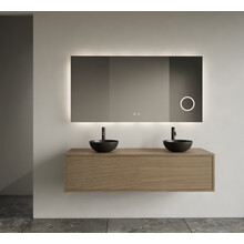 Gliss Joa Badkamermeubel met Topblad 120cm Ash Gray 1 softclose lade