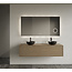 GLISS DESIGN Gliss Joa Badkamermeubel met Topblad 120cm Ash Gray 1 softclose lade