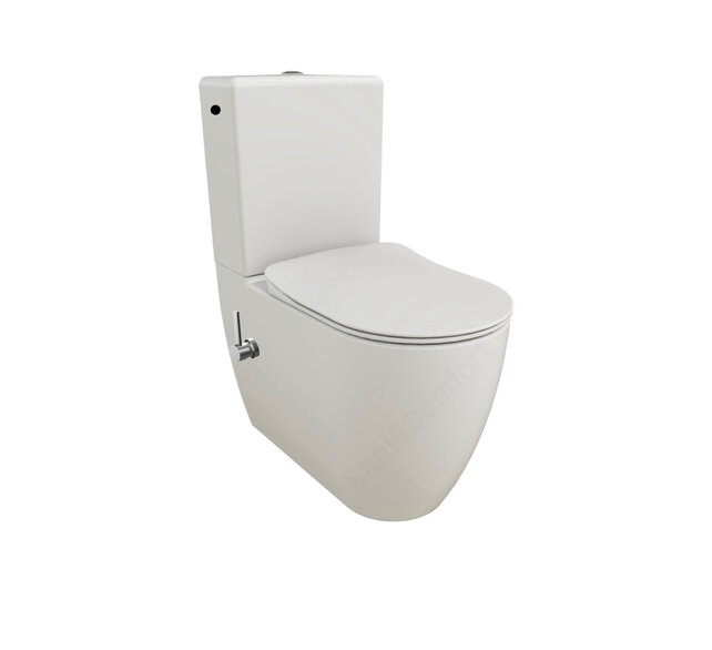 Staand toilet LUCCIO met geintegreerde bidetkraan - Randloos - OA&PK