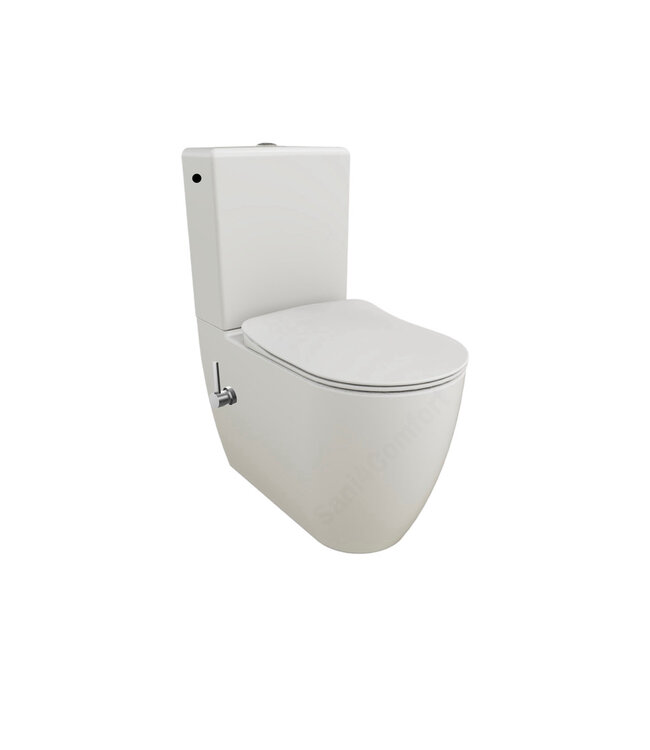 Staand toilet LUCCIO met geintegreerde bidetkraan - Randloos - OA&PK