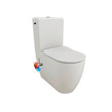 Staand toilet LUCCIO met geintegreerde bidetkraan - Randloos - OA&PK