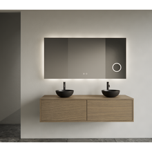 Gliss Joa Badkamermeubel met Topblad 120cm Ash Gray 2 softclose lades