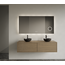 GLISS DESIGN Gliss Joa Badkamermeubel met Topblad 120cm Ash Gray 2 softclose lades
