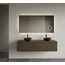 GLISS DESIGN Gliss Joa Badkamermeubel met Topblad 120cm Charcoal 2 soft-close lades