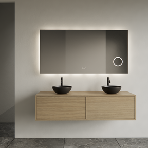 Gliss Joa Badkamermeubel met Topblad 120cm Corn Silk 2 soft-close lades