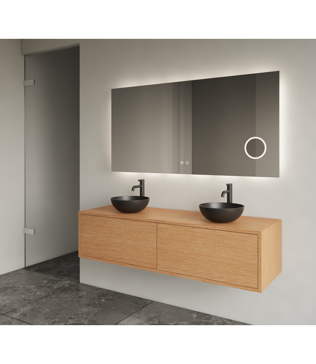 Gliss Joa Badkamermeubel met Topblad 120cm Pure 2 soft-close lades