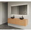 GLISS DESIGN Gliss Joa Badkamermeubel met Topblad 140cm Pure 2 soft-close lades