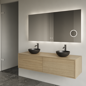 Gliss Joa Badkamermeubel met Topblad 140cm Corn Silk 2 soft-close lades