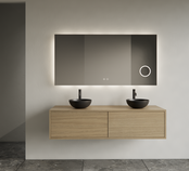 Gliss Joa Badkamermeubel met Topblad 140cm Corn Silk 2 soft-close lades