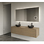GLISS DESIGN Gliss Joa Badkamermeubel met Topblad 140cm Ash Gray 1 soft-close lade