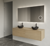 Gliss Joa Badkamermeubel met Topblad 140cm Corn Silk 1 soft-close lade