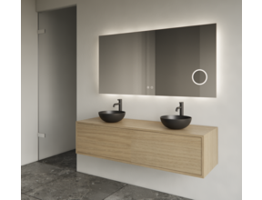 Gliss Joa Badkamermeubel met Topblad 140cm Corn Silk 1 soft-close lade