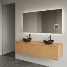 Gliss Joa Badkamermeubel met Topblad 140cm Pure 1 soft-close lade