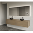 GLISS DESIGN Gliss Joa Badkamermeubel met Topblad 180cm Ash Gray 2 soft-close lades