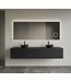 Gliss Joa Badkamermeubel met Topblad 180cm Black Veneer 2 soft-close lades