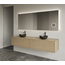 GLISS DESIGN Gliss Joa Badkamermeubel met Topblad 180cm Corn Silk 2 soft-close lades
