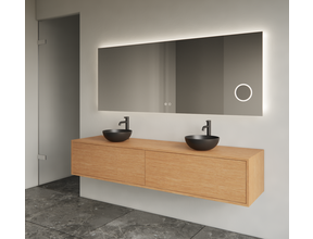 Gliss Joa Badkamermeubel met Topblad 180cm Pure 2 soft-close lades