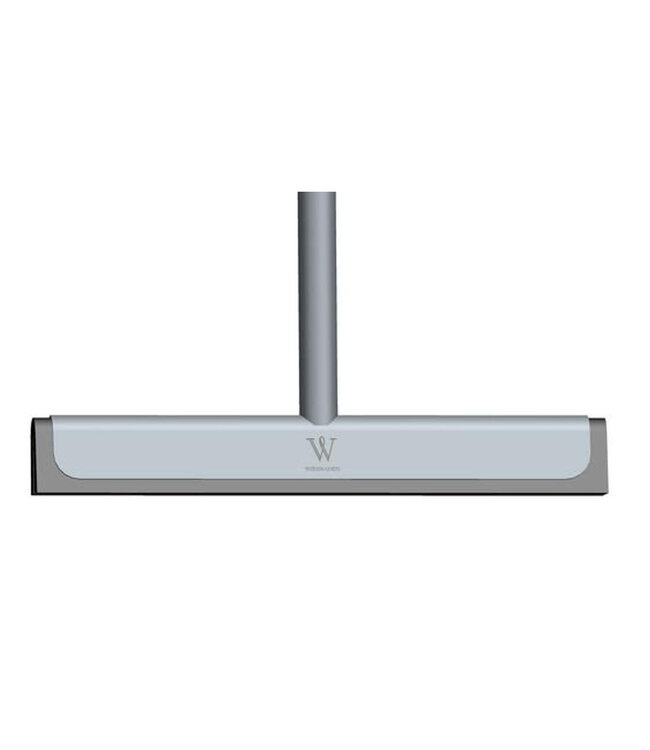 Vloerwisser Geborsteld Staal 120cm⎢Wiesbaden Luxe Douchewisser met ophanging - 20.3911