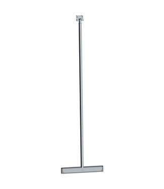 Wiesbaden Vloerwisser Geborsteld Staal 120cm⎢Wiesbaden Luxe Douchewisser met ophanging - 20.3911