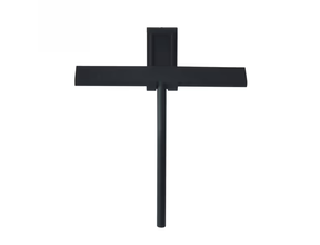 Raamwisser Mat Zwart⎢Wiesbaden Lush Douchewisser met flexibele glashaak - 20.3913