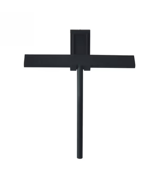 Wiesbaden Raamwisser Mat Zwart⎢Wiesbaden Lush Douchewisser met flexibele glashaak - 20.3913