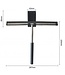 Wiesbaden Raamwisser RVS⎢Wiesbaden Lush Douchewisser met flexibele glashaak - 20.3912
