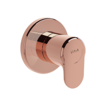 Inbouw stopkraan - Bidetkraan Vitra Root Rosé koper incl Inbouwdeel