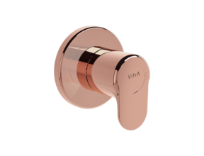 Inbouw stopkraan - Bidetkraan Vitra Root Rosé koper incl Inbouwdeel