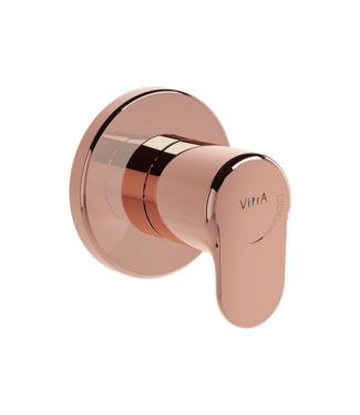 VITRA Inbouw stopkraan - Bidetkraan Vitra Root Rosé koper incl Inbouwdeel