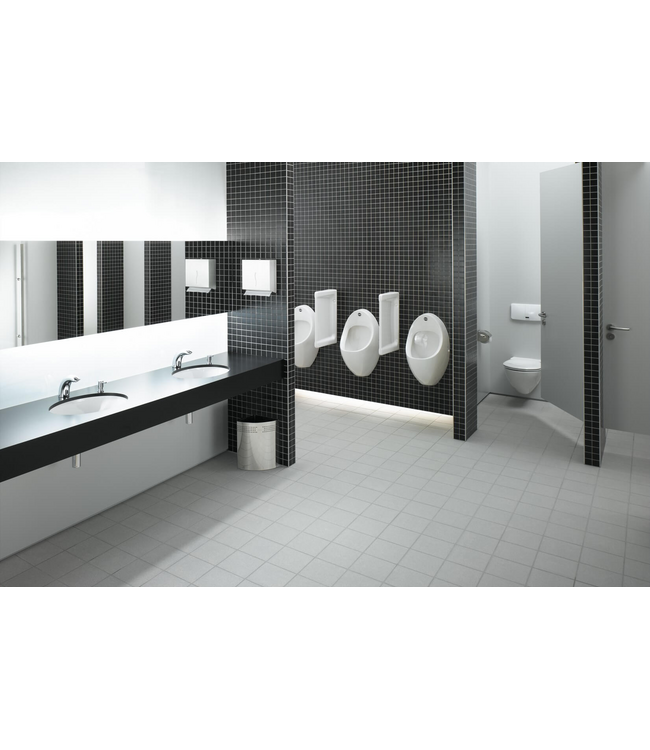 Urinoir met Sensor Vitra Arkitekt – Geïntegreerde Spoeling met Netvoeding