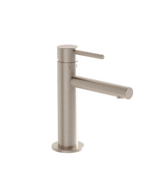 VITRA Wastafelkraan Opbouw Vitra Origin Geborsteld Nikkel eenhendel bediening