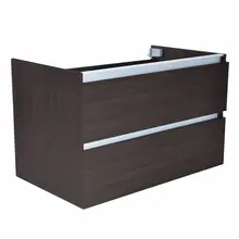 Wastafelonderkast 80cm Houtnerf Grijs⎢Wiesbaden Vision⎢onderkast met 2 laden - 38.3906