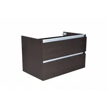 Wastafelonderkast 80cm Houtnerf Grijs⎢Wiesbaden Vision⎢onderkast met 2 laden - 38.3906