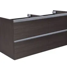 Wastafelonderkast 120cm Houtnerf Grijs⎢Wiesbaden Vision⎢onderkast met 4 laden - 38.3908