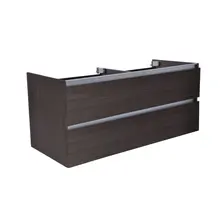 Wastafelonderkast 120cm Houtnerf Grijs⎢Wiesbaden Vision⎢onderkast met 4 laden - 38.3908