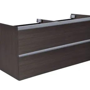 Wastafelonderkast 120cm Houtnerf Grijs⎢Wiesbaden Vision⎢onderkast met 4 laden - 38.3908