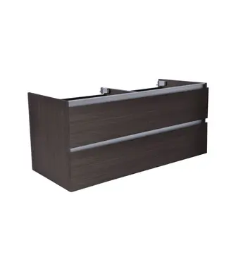 Wiesbaden Wastafelonderkast 120cm Houtnerf Grijs⎢Wiesbaden Vision⎢onderkast met 4 laden - 38.3908