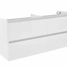 Wastafelonderkast 120cm Glans Wit⎢Wiesbaden Vision⎢onderkast met 4 laden - 38.3903