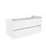 Wiesbaden Wastafelonderkast 100cm Glans Wit⎢Wiesbaden Vision⎢onderkast met 2 laden - 38.3902