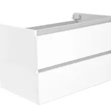 Wastafelonderkast 80cm Glans Wit⎢Wiesbaden Vision⎢onderkast met 2 laden - 38.3901