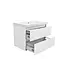 Wastafelonderkast 60cm Glans Wit⎢Wiesbaden Vision⎢onderkast met 2 laden - 38.3900