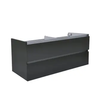 Wiesbaden Wastafelonderkast 120cm Glans Grijs⎢Wiesbaden Vision⎢onderkast met 4 laden - 38.3913