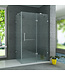 Douchecabine Portavole 120x90 cm Draaideur Profielloos - 195cm - 8mm veiligheidsglas met Nano-coating