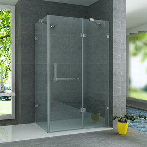 Douchecabine Portavole 120x80 cm Draaideur Profielloos - 195cm - 8mm veiligheidsglas met Nano-coating