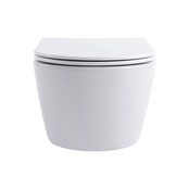 Hangtoilet Pro-Pack Mat Wit Randloos incl. Toiletbril Hangtoilet Pro-Pack Mat Wit Randloos incl. Toiletbril