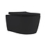 ALONI Hangtoilet Pro-Pack Mat Zwart Randloos incl. Toiletbril