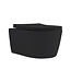 Hangtoilet Pro-Pack Mat Zwart Randloos incl. Toiletbril