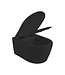 Hangtoilet Pro-Pack Mat Zwart Randloos incl. Toiletbril
