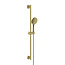 Wiesbaden Douchestang Set Rain Geborsteld Messing glijstang 75cm met handdouche en Doucheslang - 29.3886